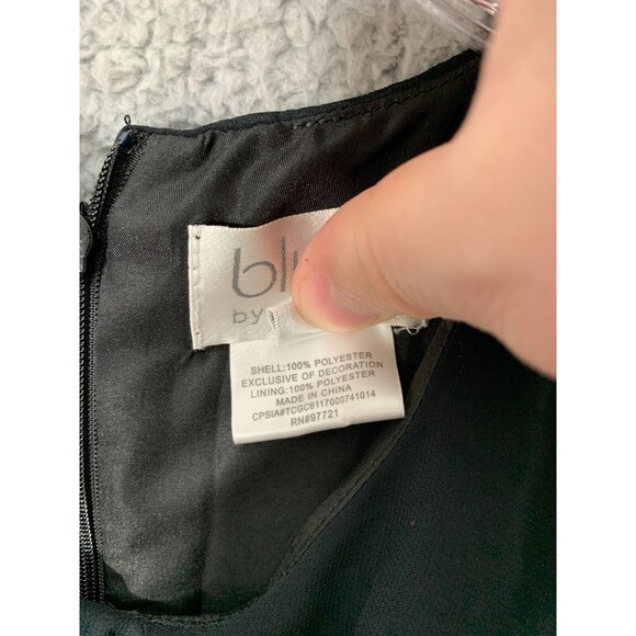 BLUSH by Us Angels Youth 14 Little Black Dress Lined Belt Loops Zip Back - Picture 3 of 11